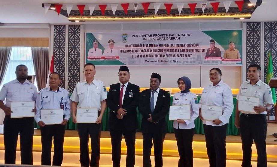 Pelantikan Pejabat Fungsional Papua Barat.
