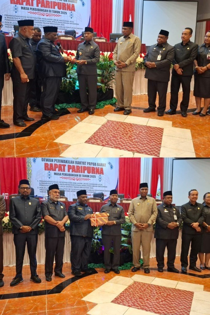 Penyerahan dokumen RAPBD 2026 Provinsi Papua Barat
