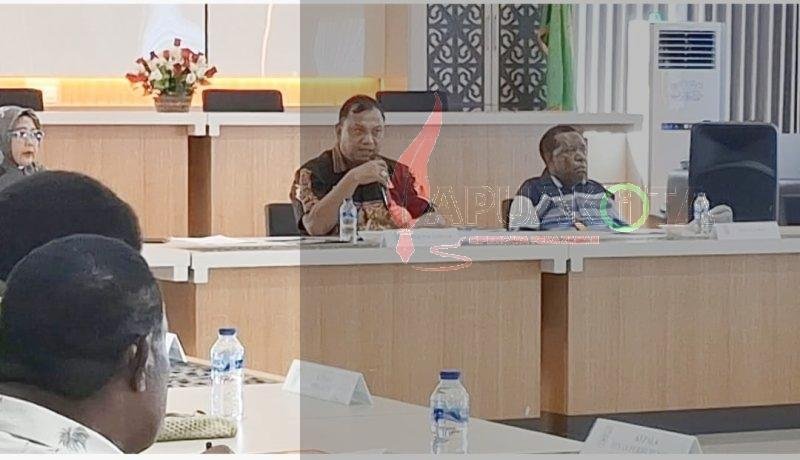 Rapat Inspektorat Provinsi Papua Barat bersama belasan OPD terakti persoalan 1.002 Honorer Daerah