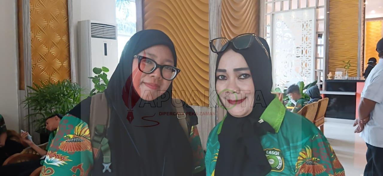 Sekretaris Umum DPW Lasqi Nusantara Jaya Papua Barat Sri Astinur Umayah (kanan).