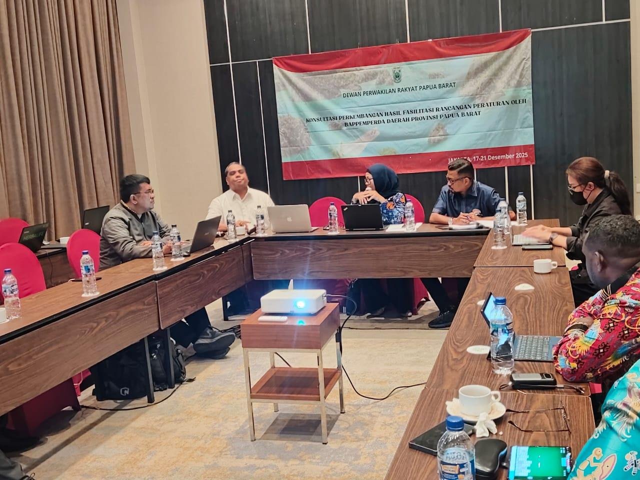 DPR Provinsi (DPRP) Papua Barat saat mengonsultasikan batas penetapan Raperda APBD Tahun 2026 ke Dirjen Bina Keuangan Kemendagri (2) DPR Provinsi (DPRP) Papua Barat saat mengonsultasikan batas penetapan Raperda APBD Tahun 2026 ke Dirjen Bina Keuangan Kemendagri .