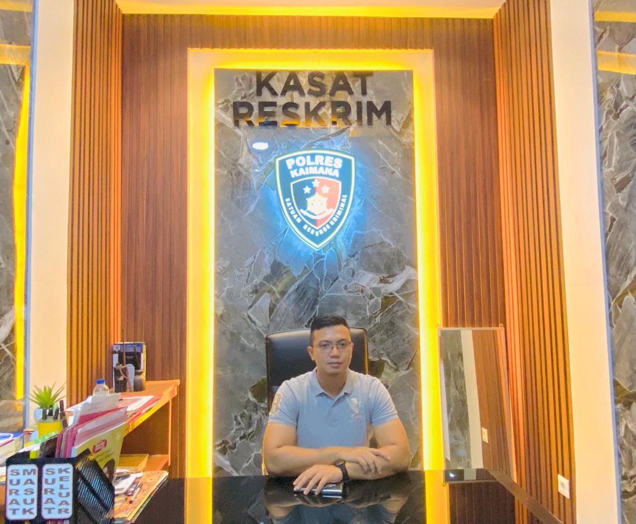 Kasat Reskrim Polres Kaimana, Polda Papua Barat, Iptu. Tri Sukma Adimasworo