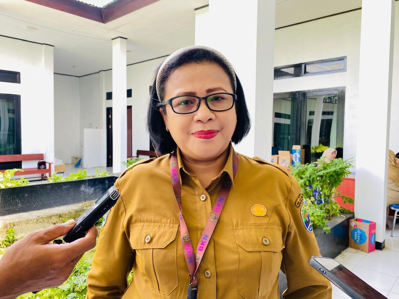Kepala Badan Kepegawaian dan Pengembangan Sumber Daya Manusia (BKPSDM) Kaimana, Onna Lawalata.