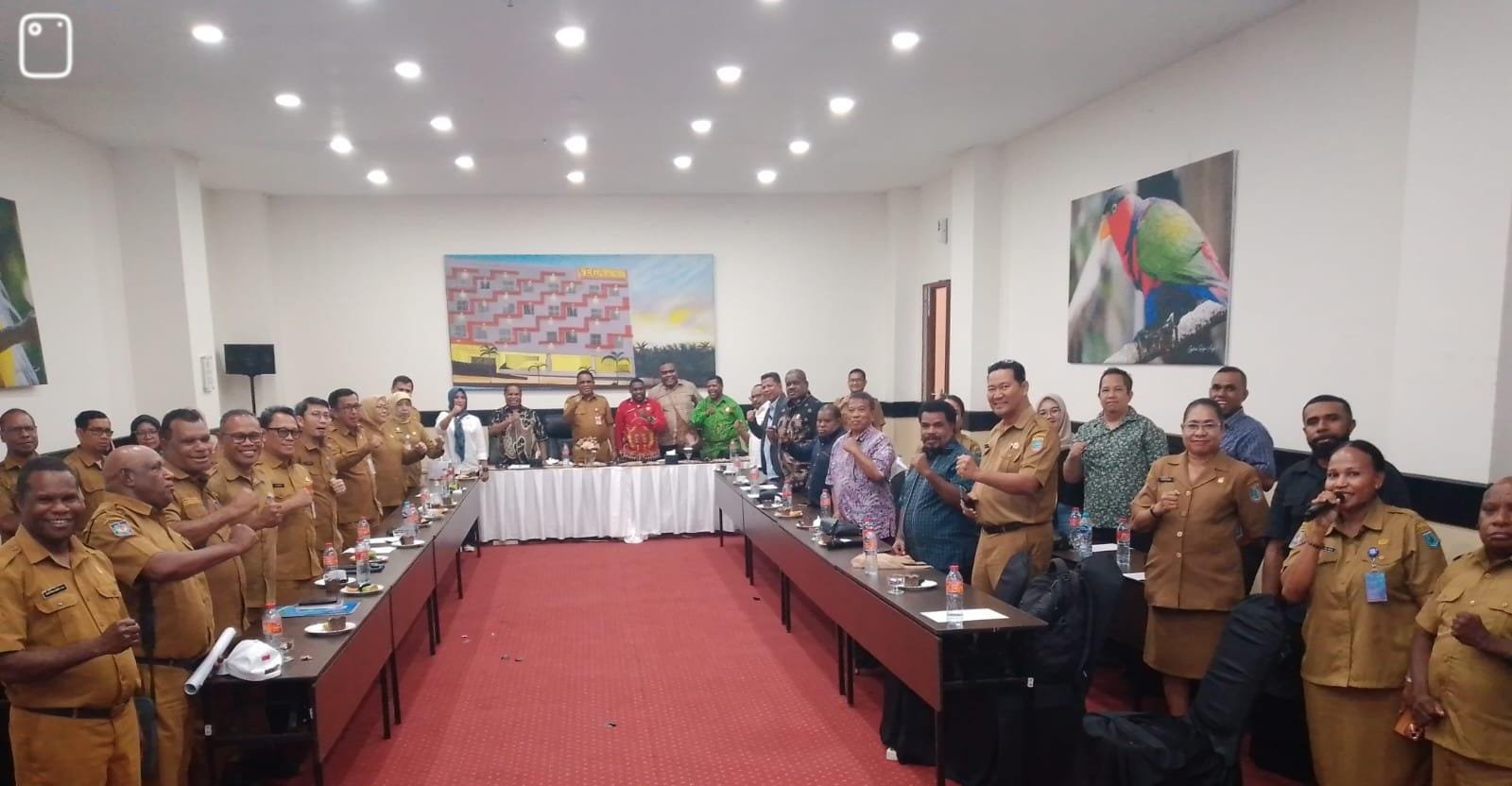 Pertemuan bersama Pemprov Papua Barat, DPRPB dengan Pemprov Papua Barat Daya terkait Aset P3D