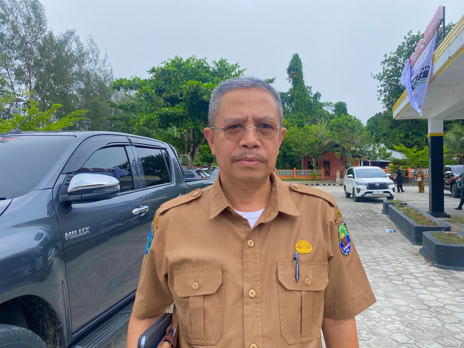 Kepala Badan Pengelolaan Keuangan dan Aset Daerah (BPKAD) Kaimana, Papua Barat, Arsami saat ditemui di Gedung Pertemuan Krooy