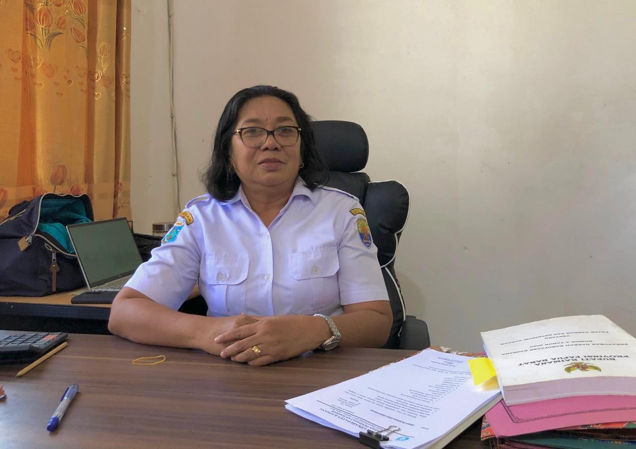 Ketua Lembaga Pengembangan Pesparawi Daerah (LPPD) Kaimana, Joice M Tuanakotta
