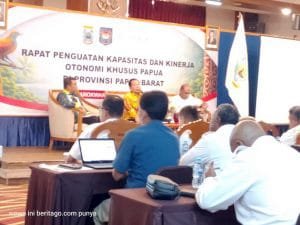 Rapat Koordinasi Penguatan Kapasitas dan Kinerja Otsus Tahun 2026 yang digelar.