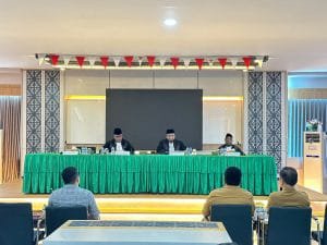 Sidang MP-TGR Papua Barat terkait denda keterlambatan pekerjaan pagar Bandara Siboru.