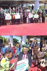 Suasana perayaan 30 Tahun Hari Otonomi Daerah di lingkungan Pemprov Papua Barat